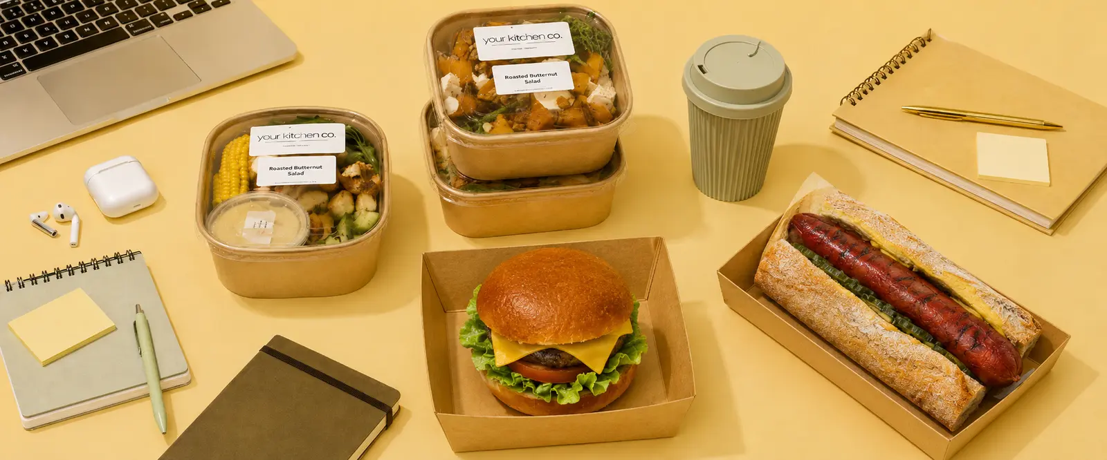 A fresh prepared meal from Your Kitchen Co